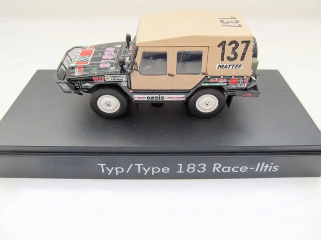 Volkswagen VW Course Iltis Modèle NOREV IN 1:43 Noir 183099300K1W Neuf