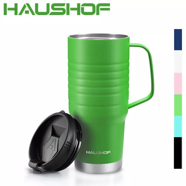 HAUSHOF 24oz Travel Mug Stainless Steel Double Wall Vacuum Insulated Tumbler Mug