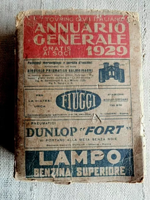 Touring Club Italiano annuario generale 1929