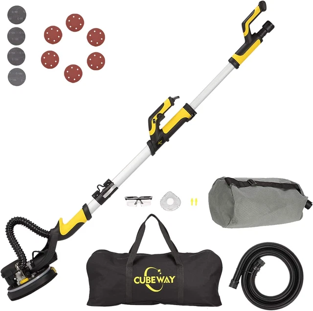 Drywall Sander with Vacuum Attachment Innovative Fixture for Ceiling