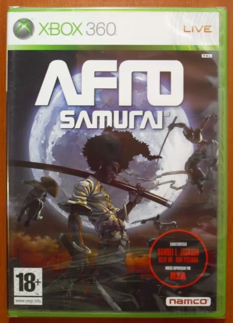 Afro Samurai, Namco, Xbox 360, Pal-España ¡¡NUEVO Y PRECINTADO A ESTRENAR!!