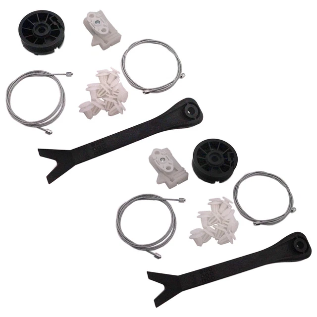 für OPEL MERIVA A Fensterheber Reparatursatz Seilzug - SET Hinten Links + Rechts