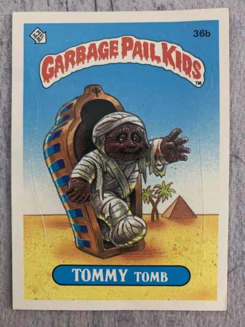 Garbage Pail Kids OS1 GPK 1st Series Tommy Tomb Card 36b