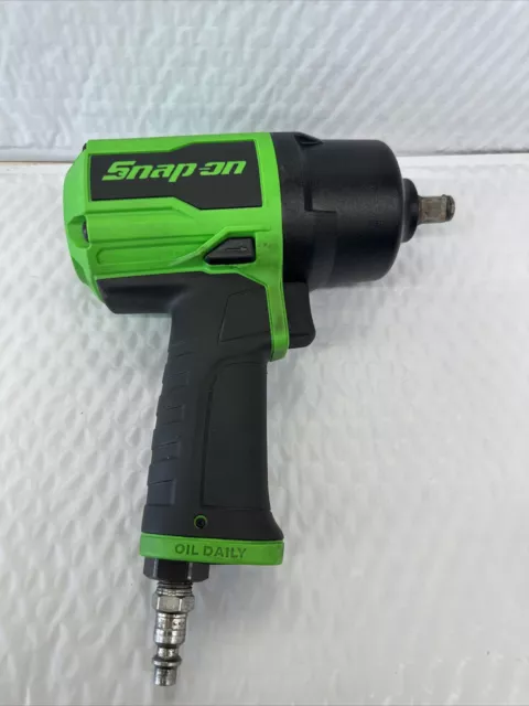 Snap-On PT850G Pneumatic Air Impact Wrench Gun 1/2" Drive Automotive Tool Green