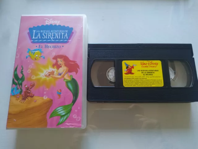 La Sirenita El Hechizo Nuevas Aventuras Walt Disney 1994 VHS Cinta Tape Español