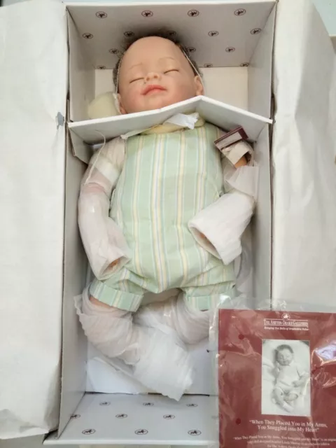 Ashton-Drake Real Touch 18" When They Placed You In My Arms Doll by Linda Murray