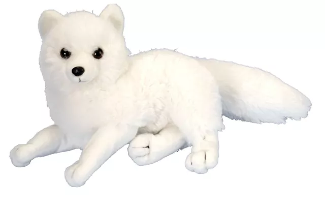 New Plush Wild Republic Cuddlekins 8" Arctic Fox Cuddly Soft Toy Teddy