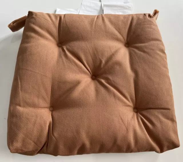 Mainstays Textured Chair Cushion, Gray, 1-Piece, 15.5 L x 16 W