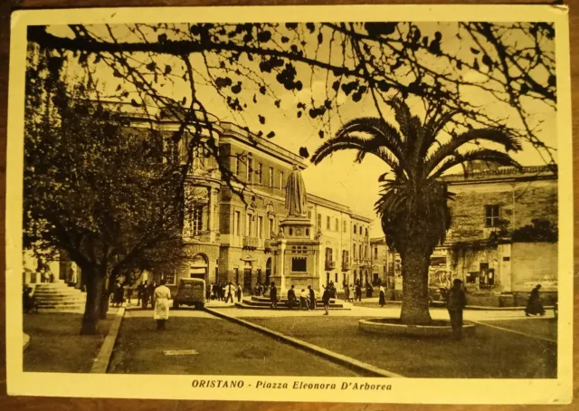 Oristano - Piazza Eleonora D'Arborea - 1954