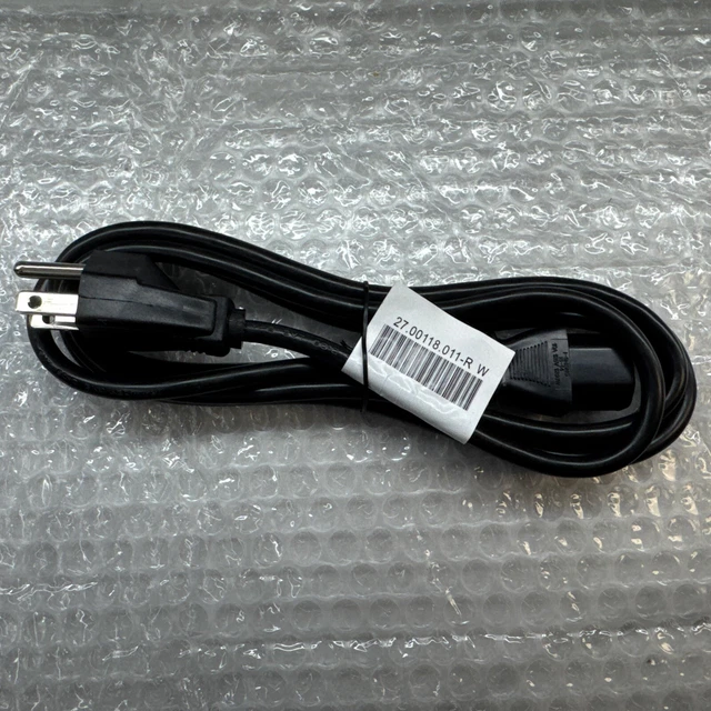 thumbnail image 2 of 3ft UL Power Cord E322424 - 18AWG, 3-Prong, 300V, C13 Connector, Black 2 of 5
