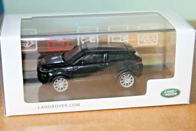 Ixo 1:43 Land Rover Dealer Model - Range Rover Evoque 3 Door - Santorini Black