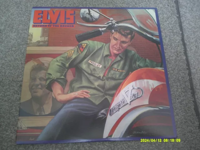 ELVIS PRESLEY Return Of The Rocker 1986  RCA VICTOR BLACK LABEL  USA   mint