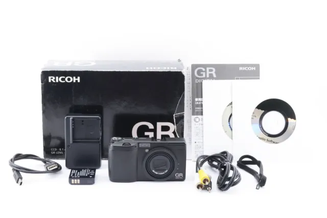 [MINT+ w/Boxed] RICOH GR DIGITAL I 8.1MP 5.9mm f/2.4 CAMERA BLACK From JAPAN