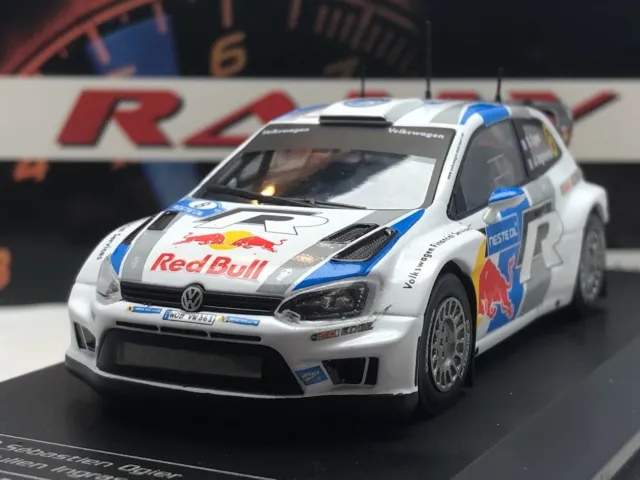 #8 VW Volkswagen Polo R WRC Ogier Rally Finlande 2013 1/43 Modèle Voiture Ixo