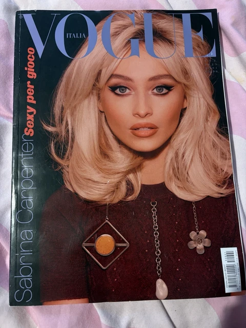 VOGUE ITALY ITALIA Magazine Sabrina Carpenter October 2025 No901