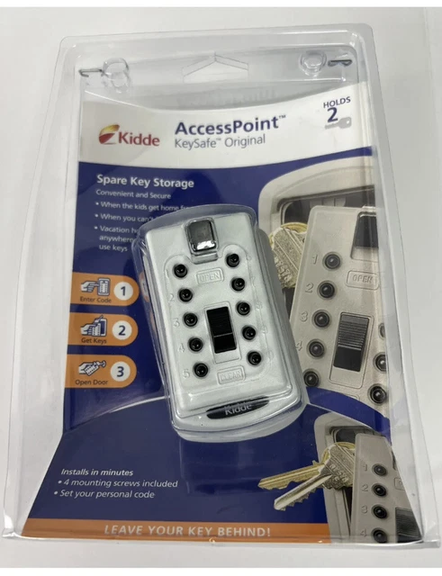 Kidde AccessPoint KeySafe Original 2 Key Storage 001004 Push Button White A45