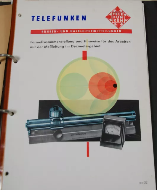 TELEFUNKEN Röhren & Halbleitermitteilungen im Ordner