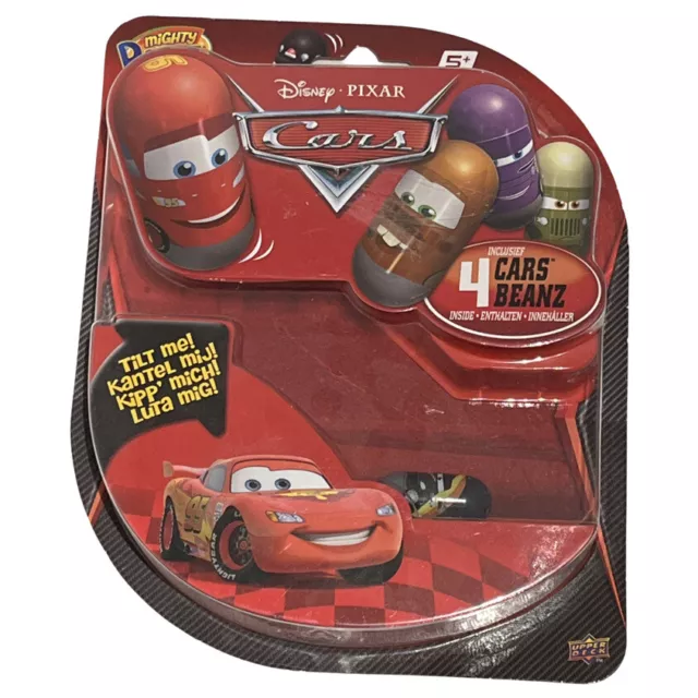 Disney Pixar Cars Mighty Beanz Pack 4 Cars Beanz NEW