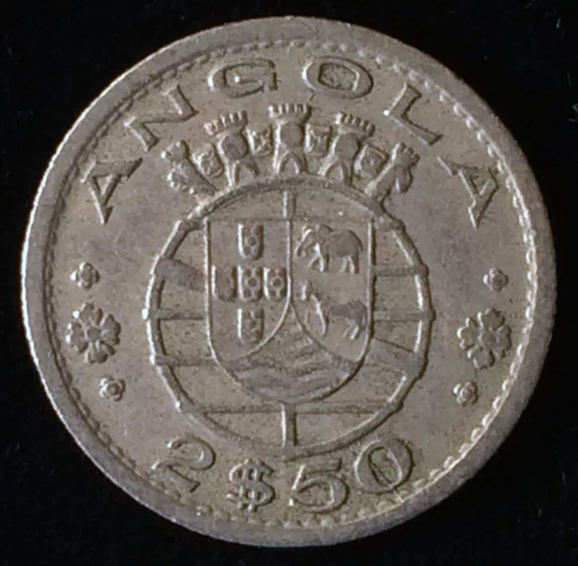 1956 Angola 2.50 Escudos, Portugese Colony