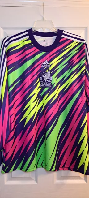 MEXICO ICON GOALKEEPER JERSEY ADIDAS SOCCER CAMISETA SIZE L FOOTBALL 2022  HF1446