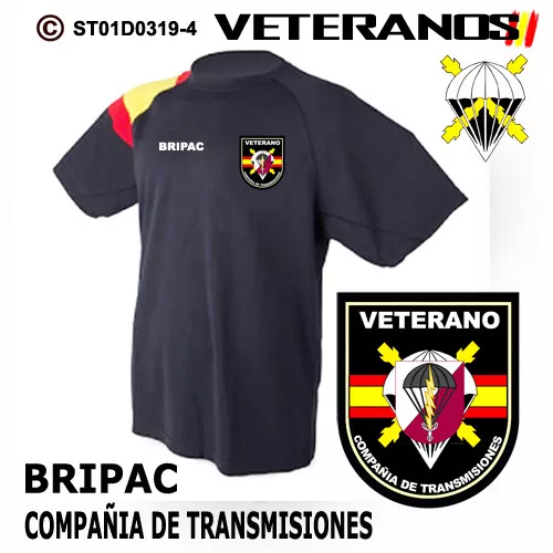 Camisetas Tecnicas: Veteranos Bripac - Compañia De Transmisiones Paracaidistas