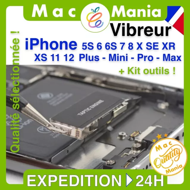 Vibreur Iphone 5 Se 6 6S 7 8 X Xr Xs 11 12 2020 Plus Pro Mini Max Taptic 🔋⭐