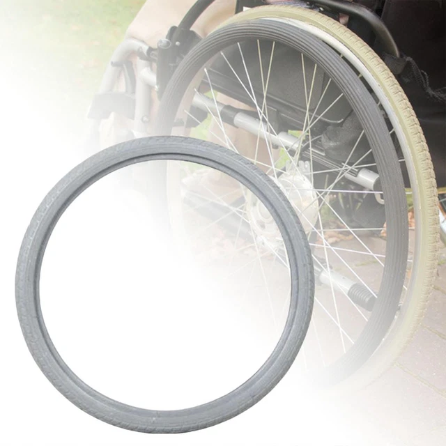 Accessoires de fauteuil roulant de pneu de fauteuil roulant de 16 pouces