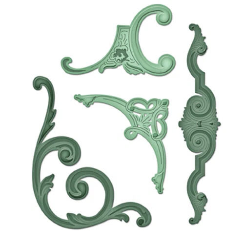 Spellbinders Base Per Porta Aperta In Metallo – Fustella Per Scrapbooking 46 Pezzi - 3