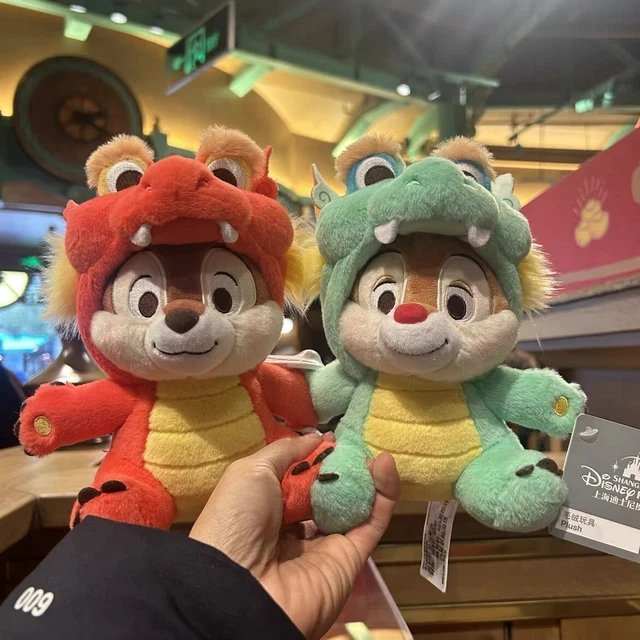 DISNEY AUTHENTIC 2024 Dragon New Year Chip Dale Plush Disneyland New