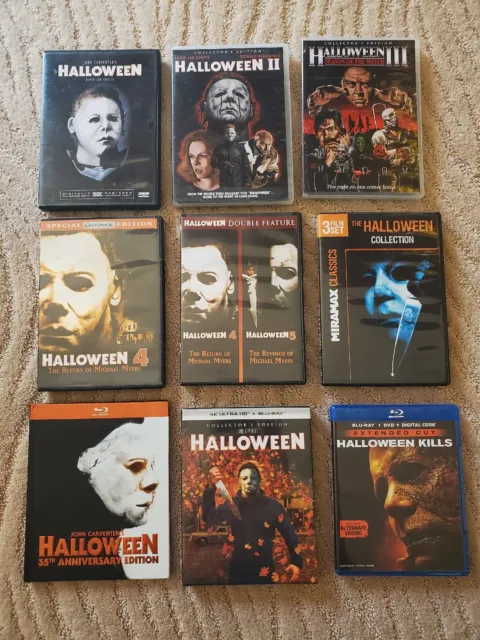 Halloween/Michael Myers Collection DVD - Blu-ray Lot