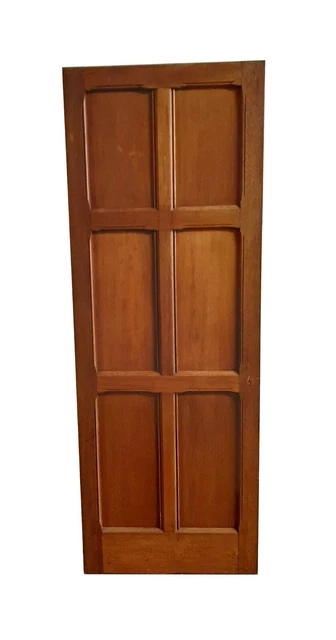 Arts & Crafts 6 Pane Oak Passage Door 77.5 x 27.75