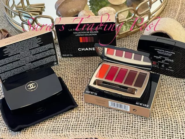 1 CHANEL LA PALETTE CARACTERE Lipstick Collection 5 Lip Colors 7.5g/.26oz  LD +🎁 $59.95 - PicClick