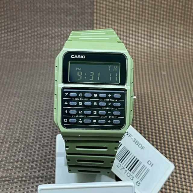 Casio CA-53WF-3B Vintage Mannish Color DATA BANK Calculator Digital Watch
