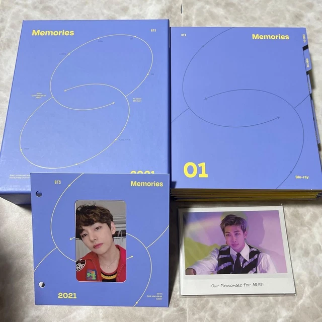 BTS MEMORIES OF 2020 Blu-ray Card Namjoon Japan Green Used Japan