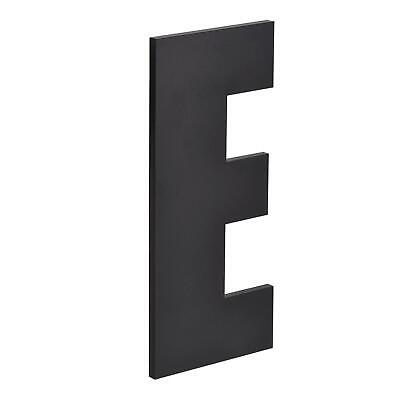 3.86 Inch 3D Self-Adhesive House Letter E for Hotel Mailbox Address, Matte Black