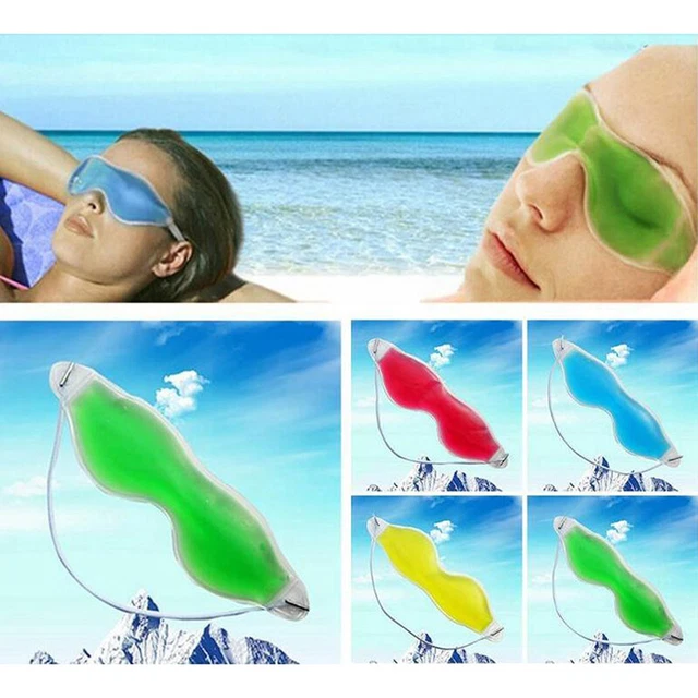 1 pieza Máscara de Gel para Ojos Paquete Frío Calor Cálido Hielo Dormir Cansado Máscara Cuidado de los Ojos