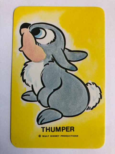 Thamper Rabbit THUMPER BUNNY RABBIT 1970s VINTAGE Disney Cartoon Bambi Newsagent Kids ...