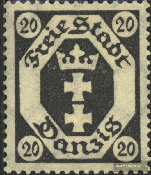 Danzig 76 postfrisch 1921 Freimarken