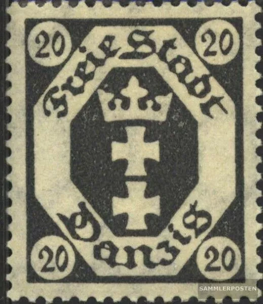 Danzig 76 postfrisch 1921 Freimarken