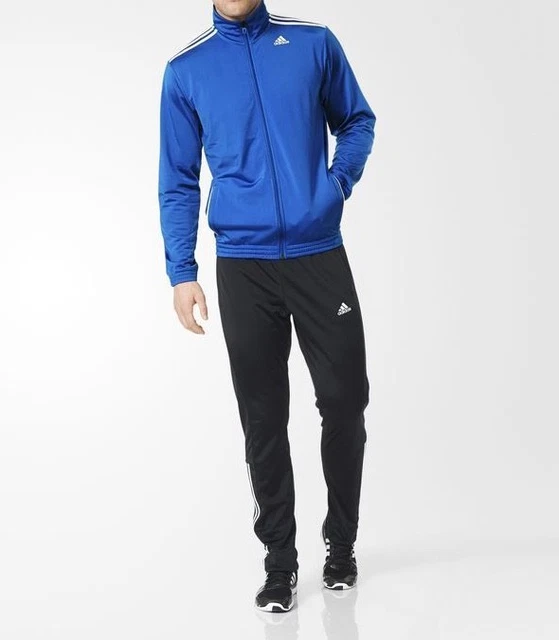 ADIDAS MEN S ENTRY Track Suit Full Set AY3025 Blue Black