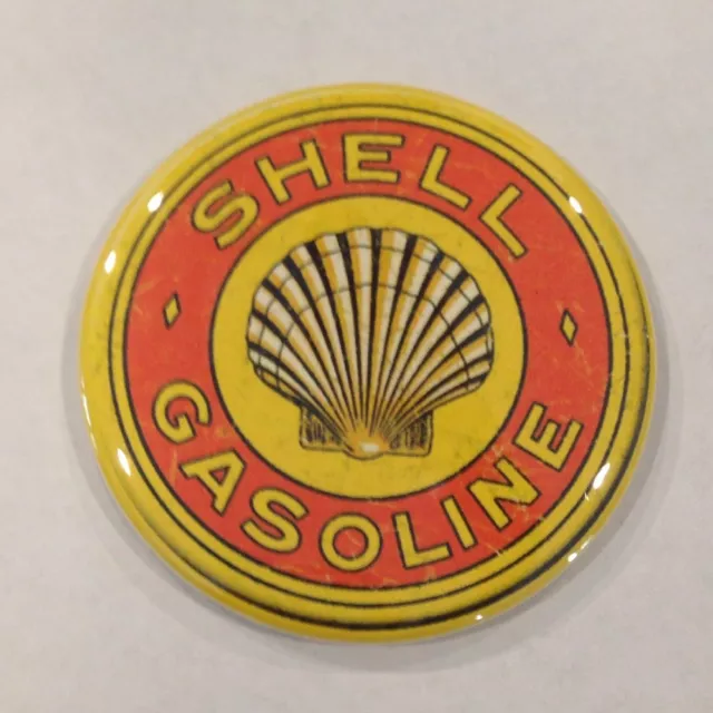 Shell Gasoline Advertising Pocket Mirror Vintage Style