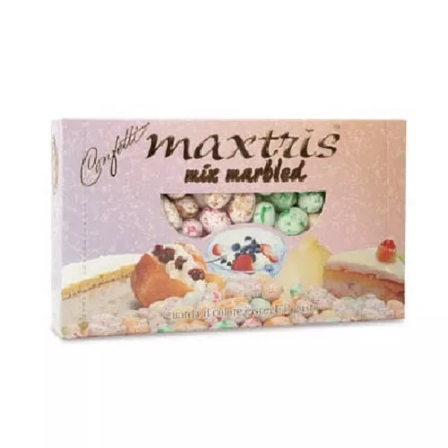 Confetti Maxtris Mix Marbled Confettate Matrimonio Nozze Mandorla Cioccolato 1Kg