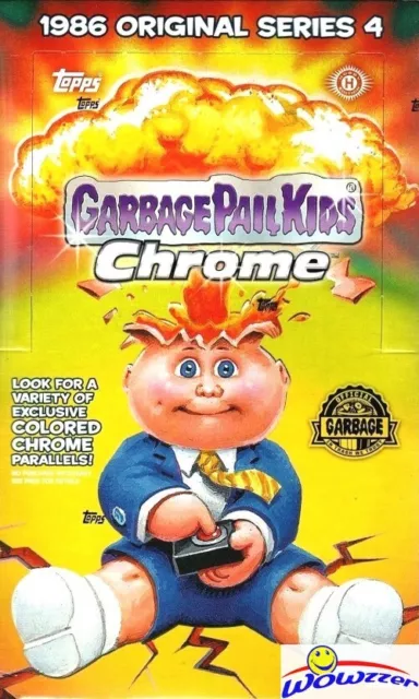2021 Topps Garbage Pail Kids CHROME Series 4 HUGE Sealed HOBBY Box-8 REFRACTORS!