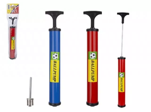 Football Pump Sports Ball Hand Pump With Inflating Needle Adaptor - Pump 30cms