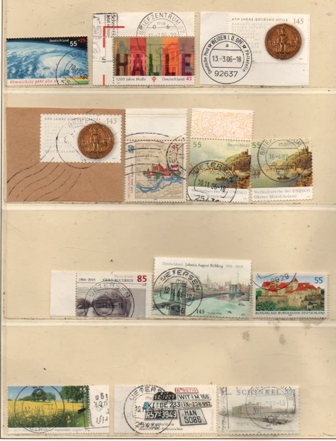 BRD 2006 siehe Bild/Beschreibung 21 Marken gestempelt FRG used