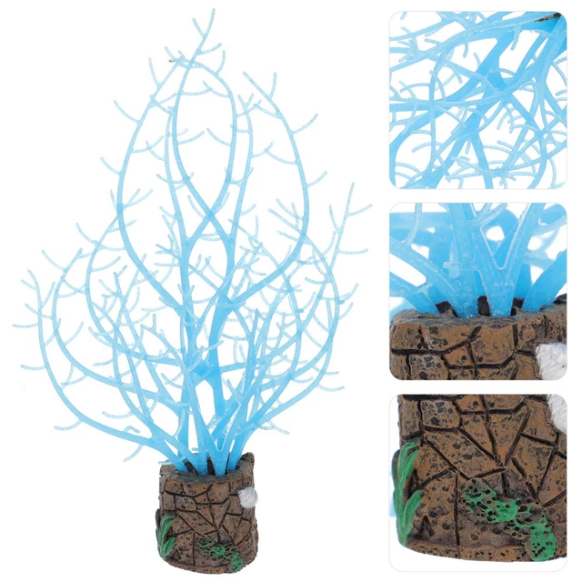 Aquarium Glow Plantes Aquarium Paysage Plantes Artficial Fish Tank Plantes