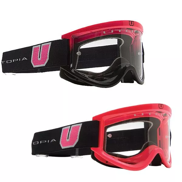 New Utopia MX Goggles Motocross and Snow Anti Fog UV Protecting Lens Snowboard