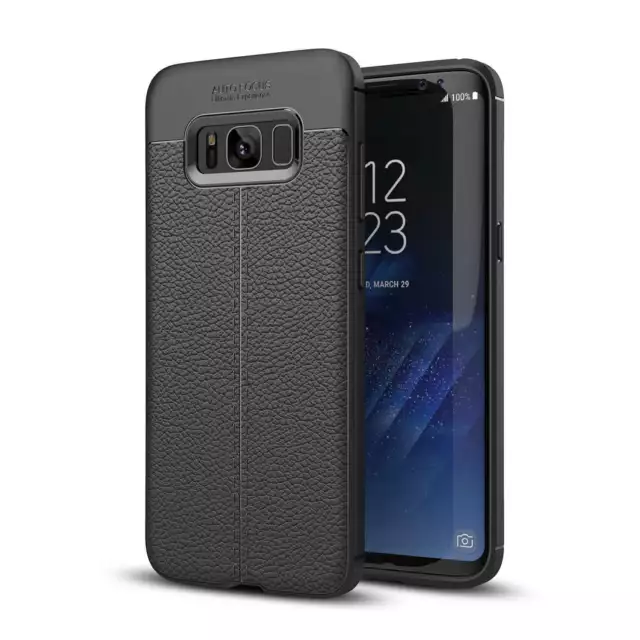 Case for Samsung Galaxy S8 Protection Cover TPU Silicone Imitation Leather