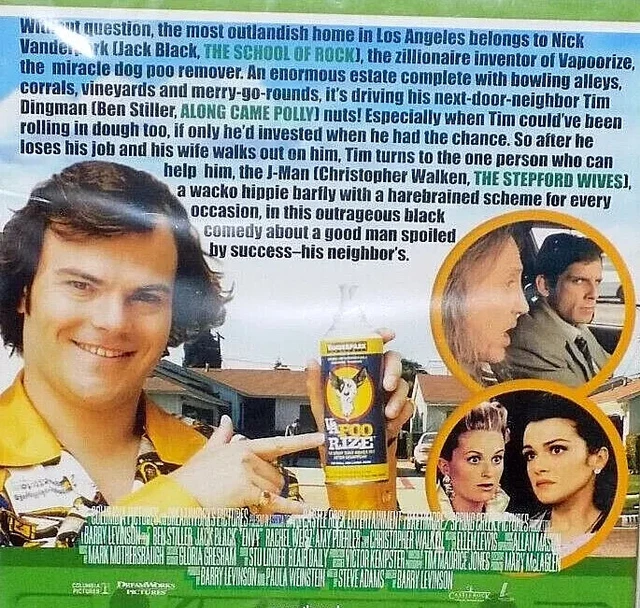 ENVY DVD (2004) R2,5 Jack Black, Ben Stiller, Rachel Weisz, Amy Poehler