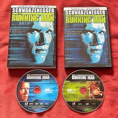 THE RUNNING MAN DVD 2004 2-Disc Set, Special Edition w/ Slipcover